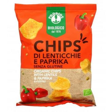 Chips di Lenticchie e Paprika 40g