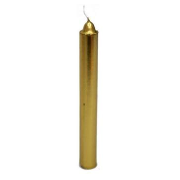 Candela cilindrica Oro Rituale 18,5 cm