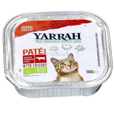 Yarrah paté per gatti manzo e cicoria 100g