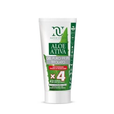 Aloe Attiva Gel Puro 99.9% Titolato, aloe potenziata titolata in polisaccaridi.
