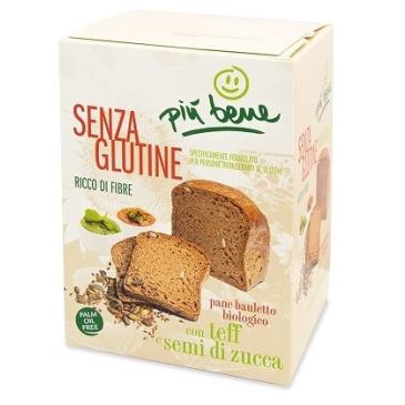 Pan Bauletto senza glutine con teff e semi di zucca 250g
