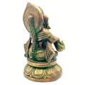Statua Ganesh suonatore in bronzo - foto 3