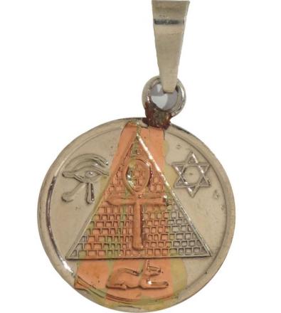 Ciondolo Amuleto Egizio con Thot e Anubis