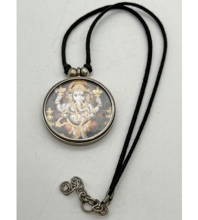 Ciondolo Amuleto induista con Ganesh 4cm