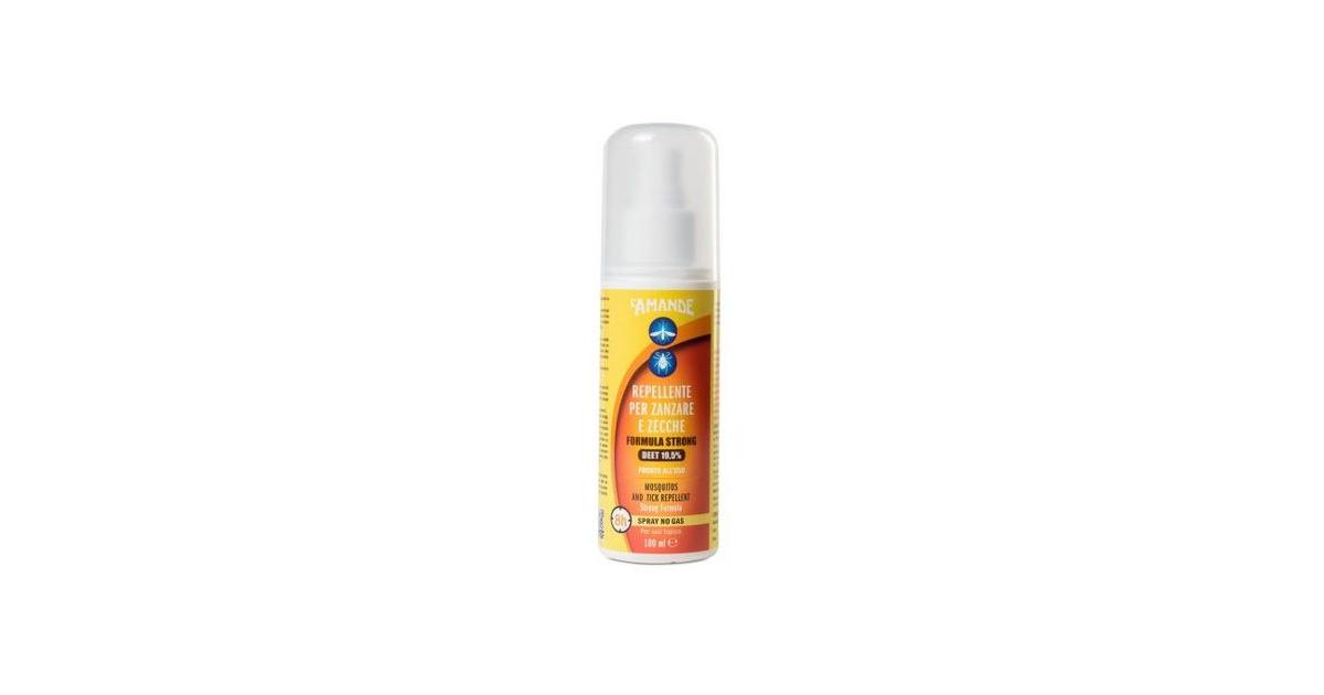 Repellente per zanzare e zecche formula strong 8h spray 100ml Online