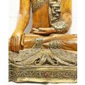 Buddha seduto Bhumisparsha in legno - foto 2