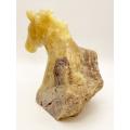 Cavallo scolpito in Fluorite gialla - foto 3