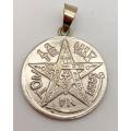 Ciondolo Amuleto Stella a 7 punte e Tetragrammaton - foto 1
