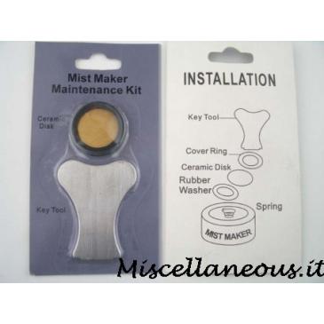 Mist maker maintenance kit piccolo - ricambio disco di ceramica per nebulizzatori