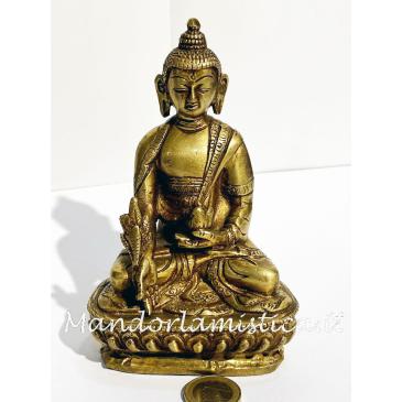 Buddha seduto Varada in bronzo