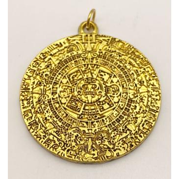 Ciondolo Amuleto Calendario Azteca 5 cm