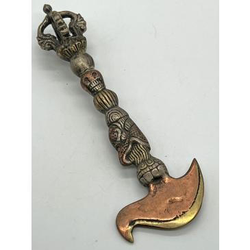 Kartr - Kartika Vajra in bronzo e ottone