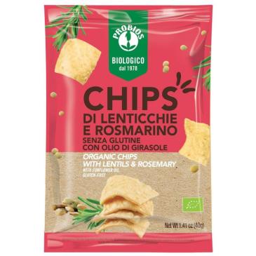 Chips di Lenticchie e Rosmarino 40g
