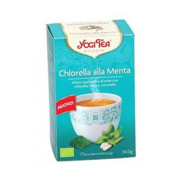 Yogi Tea Chlorella Menta infuso ayurvedico di erbe 17 bustine filtro (2g) 34g