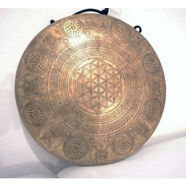 Gong in bronzo Inciso 43cm