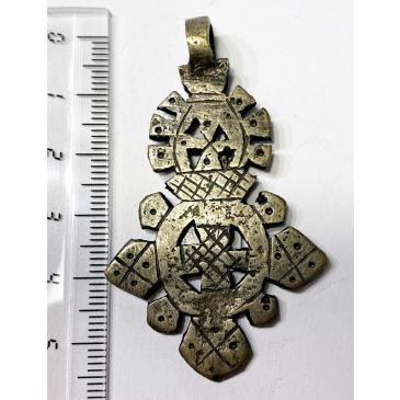 Ciondolo Amuleto Croce Copta Etiope