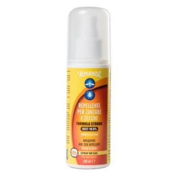 Repellente per Zanzare e Zecche Formula Strong 8h Spray 100ml