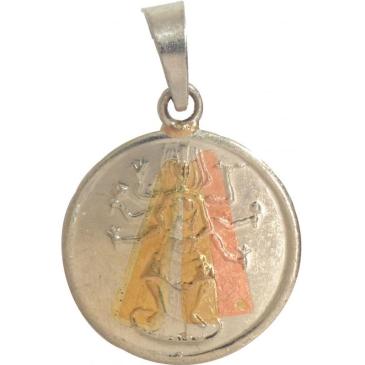 Ciondolo Amuleto Shiva con Tetragramaton in 3 metalli