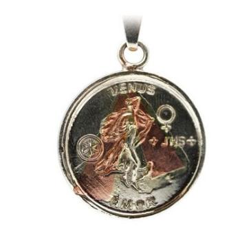 Ciondolo Amuleto di Re Salomone e della Dea Venere 2,5 cm
