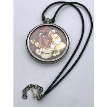 Ciondolo Amuleto induista con Ganesh 5cm