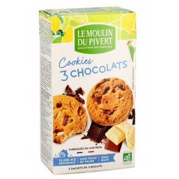 Cookies 3 Chocolats 175g