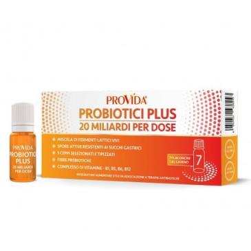 Provida Probiotici Plus - 20 miliardi per dose 7 flaconcini da 8 ml