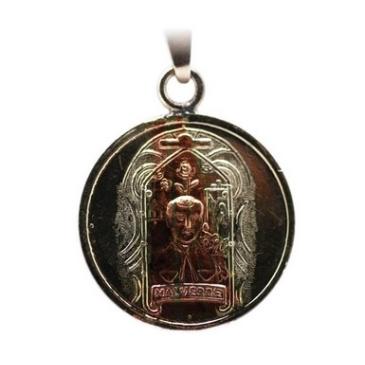Amuleto Malverde con Tetragrammaton 2,5 cm