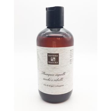Shampoo capelli Secchi e Ribelli all'olio di Argan 250 ml