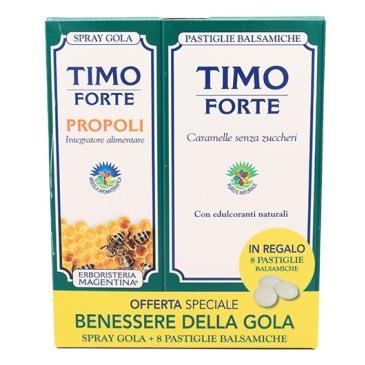 Kit Spray Gola Propoli Timo Forte & Pastiglie Balsamiche