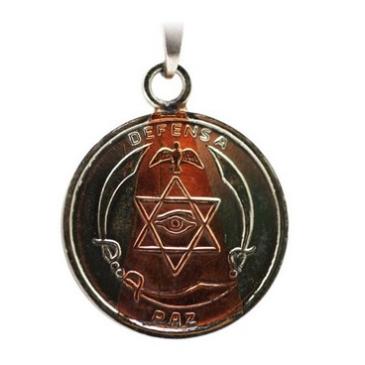 Amuleto Difesa e Pace con Tetragramma 2,5 cm