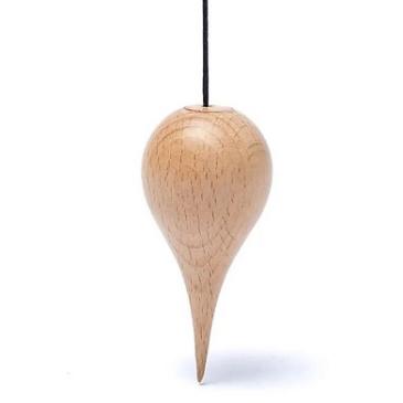 Pendolo in legno a forma di goccia