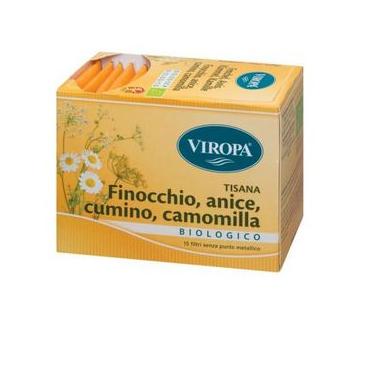 VIROPA Finocchio, Cumino, Anice, Camomilla BIO 15 filtri 28,5 g