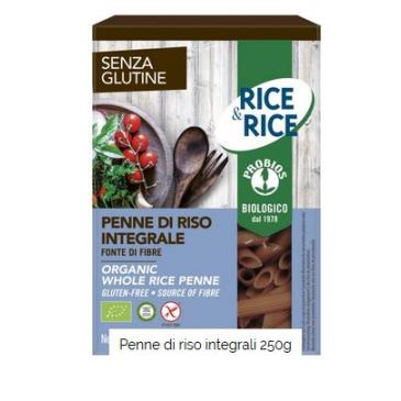 Rice&rice penne riso integrale 250g