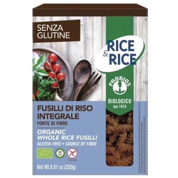 Rice&rice fusilli di riso integrale 250g
