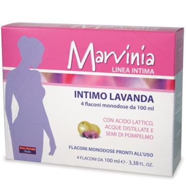 Marvinia intimo Lavanda 4 flaconi monodose da 100 ml