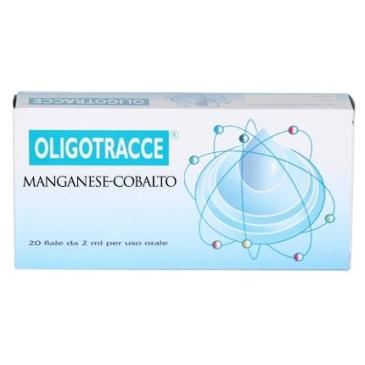 Oligotracce Manganese Cobalto 20 fiale da 2 ml per uso orale
