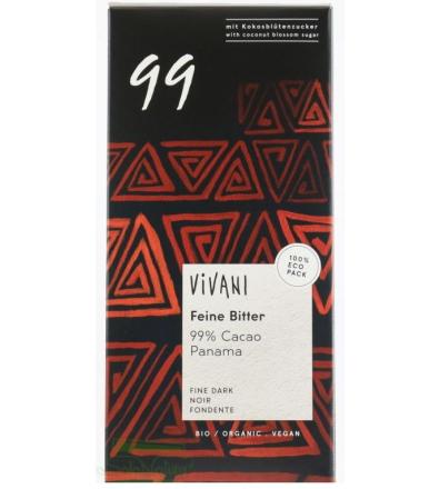 Cioccolato Fondente 99% Vivani Panama