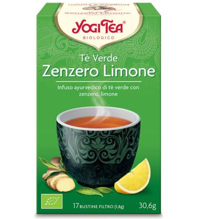 Yogi Tea Tè Verde Zenzero Limone 17 bustine (1,8g) 30,6g