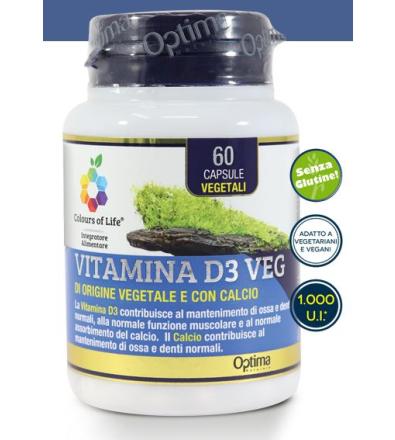 Vitamina D3 Veg 60cp (30g)