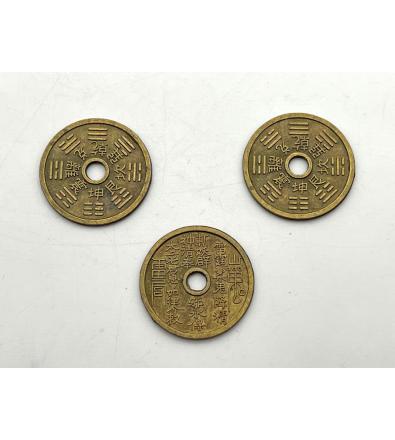 Amuleto Moneta Bagua Extra - 3 monete