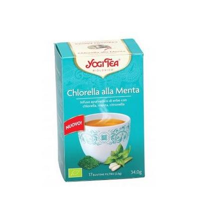 Yogi Tea Chlorella Menta infuso ayurvedico di erbe 17 bustine filtro (2g) 34g
