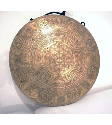 Gong in bronzo Inciso 43cm