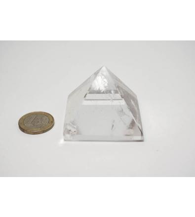 Piramide Quarzo Ialino o Cristallo di Rocca base 4,5x4,5cm