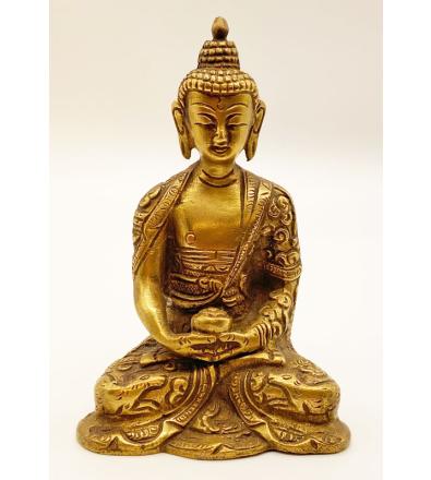 Buddha seduto Dhyanamudra in bronzo