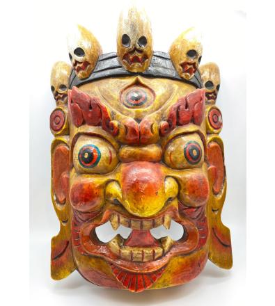 Maschera Tibetana da appendere con Mahakala