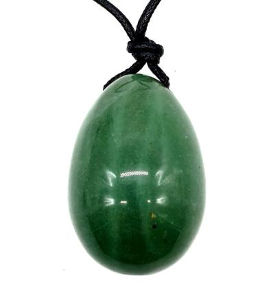 Yoni Egg - Uovo Yoni in Avventurina Verde 5 cm