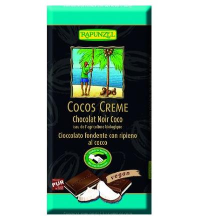 Cioccolato Fondente con ripieno al Cocco Bio 100g