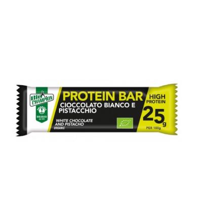 Barretta Protein Cioccolato Bianco e Pistacchio 40g