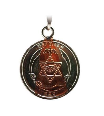 Amuleto Difesa e Pace con Tetragramma 2,5 cm