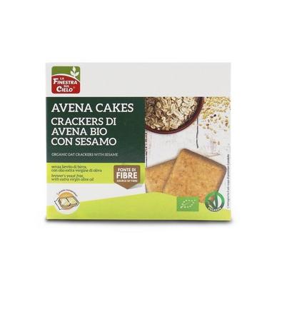Crackers di Avena con Sesamo - Avena Cakes 250g